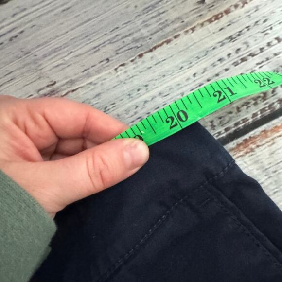 Talbots Woman Weekend Chino Pants Navy Blue Size 16W - Picture 6 of 8